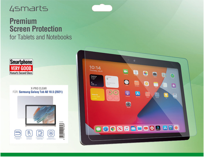 4smarts Second Glass 2.5D fr Samsung Galaxy Tab A8 10.5 (2021) -