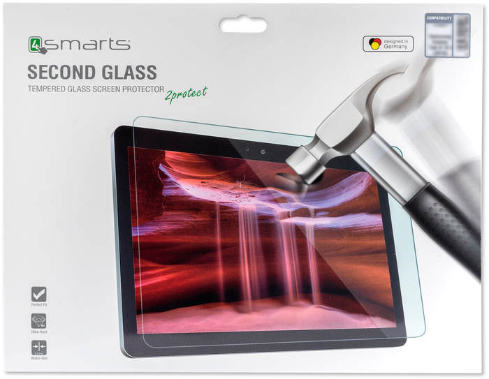 4smarts Second Glass fr Apple iPad 9.7 (2018) / iPad 9.7 (2017) / iPad Pro 9.7 / iPad Air 2 / iPad Air -