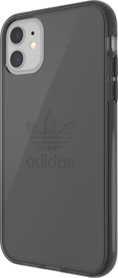 adidas OR Protective Clear Case Big Logo FW19 for iPhone 11 smokey black -