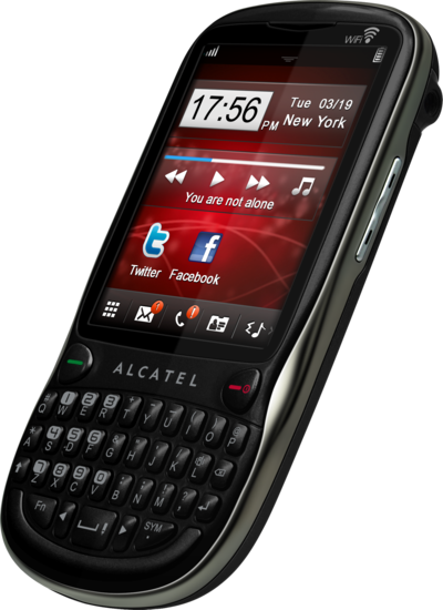 Alcatel onetouch OT-806D Dual-SIM, schwarz -