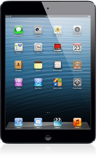 Apple iPad mini 16GB (LTE/UMTS), schwarz + Jabra Stereo Headset REVO, wei -