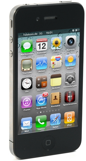 Apple iPhone 4, 16GB, schwarz (refurbished)