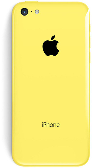 Apple iPhone 5C, 16GB, gelb (Telekom) + Jabra Bluetooth Lautsprecher Solemate mini, gelb -