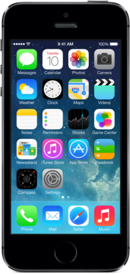 Apple iPhone 5s, 16GB, spacegrau (Telekom) + Jabra REVO WIRELESS, grau -