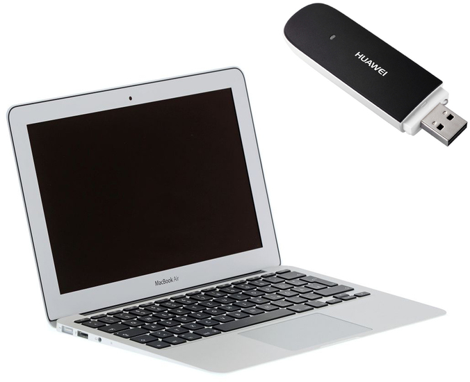 Apple MacBook Air 11 Core i5 128GB SSD + Huawei E353 HSPA+