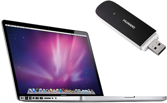 Apple MacBook Pro 17 Core i7 2,2 GHz + Huawei E353 HSPA+