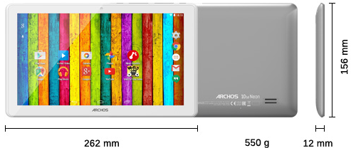 ARCHOS 101d Neon 8 GB, 10,1 TAB - weiss -