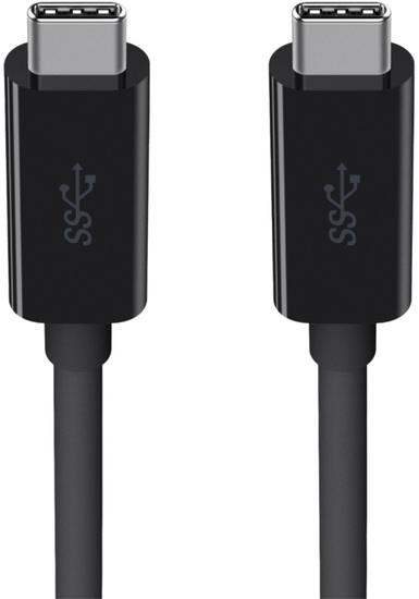 Belkin USB-C/USB-C Monitorkabel 4K, 5 Gbit/s 100W, 2m, Schwarz