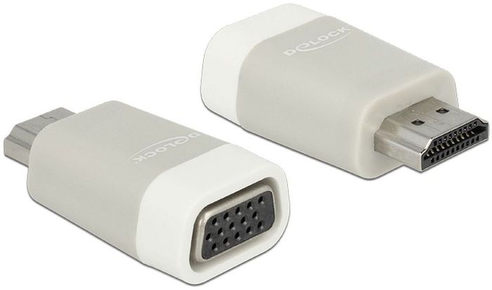 DeLock Adapter HDMI-A Stecker > VGA Buchse grau