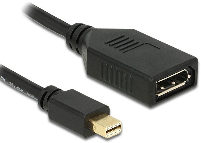 DeLock Adapterkabel mini DisplayPort St> DisplayPort Buchse -