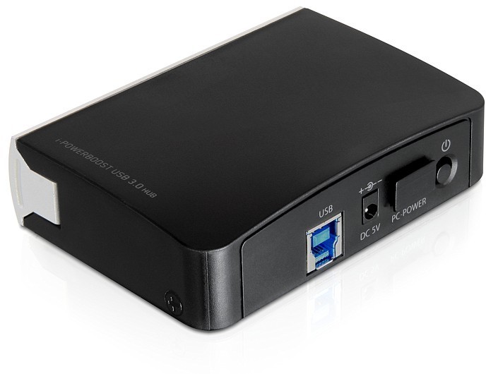 DeLock HUB USB 3.0 4 Port extern, 1 Port USB Strom intern / extern -