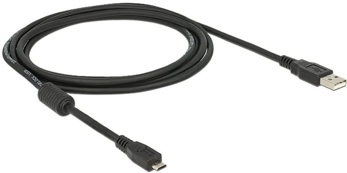 DeLock Kabel USB 2.0 -A Stecker zu USB-micro B Stecker 2m -