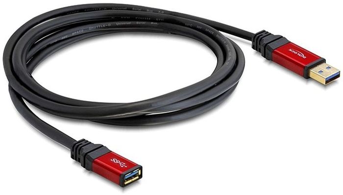 DeLock Kabel USB 3.0 rot Premium Verlngerung 3 m -