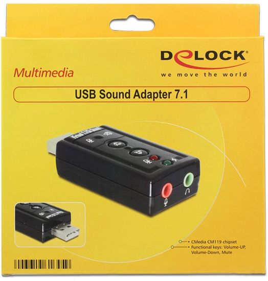 DeLock USB Sound Adapter 7.1 -