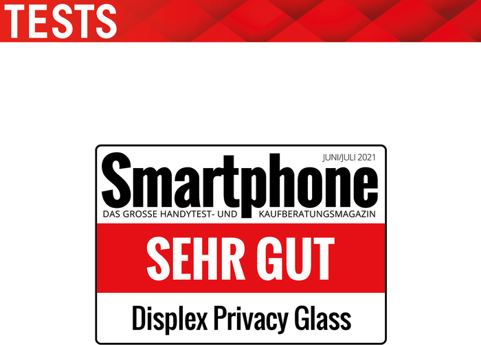 Displex Real Glass FC Privacy for iPhone 11/XR transparent -
