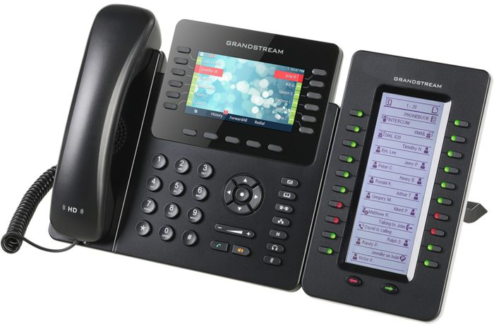 Grandstream GXP-2170 SIP Telefon, HD Audio, 6 SIP-Konten, 4,3\'\' Farbdisplay -