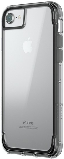 Griffin Survivor Clear Case, Apple iPhone 8/7/6S, schwarz/smoke/transparent, TA43827