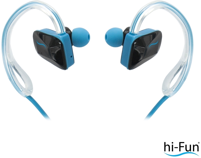 hi-Fun Hi-Sport Bluetooth Headset schwarz/blau