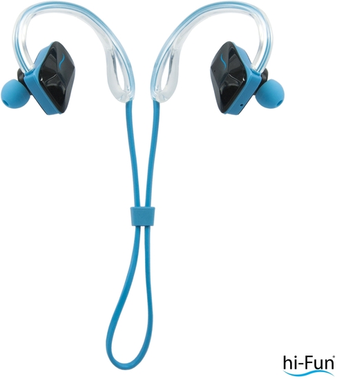 hi-Fun Hi-Sport Bluetooth Headset schwarz/blau -