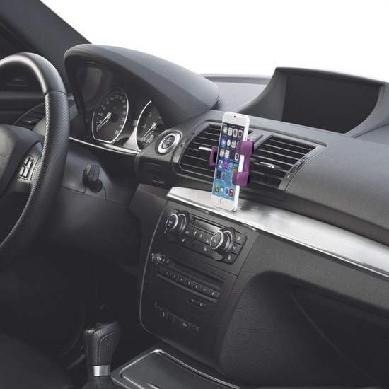 HR Auto-Comfort Quicky Air Pro Halterung fr die Lftung Universal (58 - 84 mm) lila -