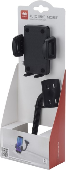 HR Auto-Comfort Schwanenhals-Smartphonehalter mit Saugnapf Universal (56 - 85 mm) -
