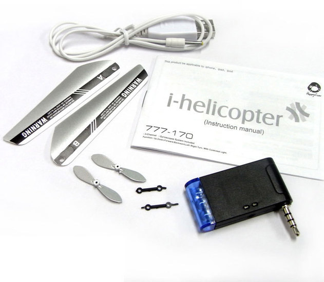 i-helicopter 777-170 fr iPhone / iPad / iPod Touch, schwarz - (Farbe abweichend)