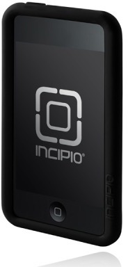 Incipio dotties fr iPod touch 2G / 3G, schwarz mit grau-weien Punkten -