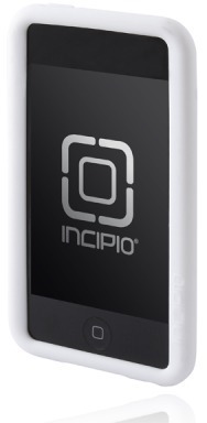 Incipio dotties fr iPod touch 2G / 3G, wei mit blau-schokobraunen Punkten -