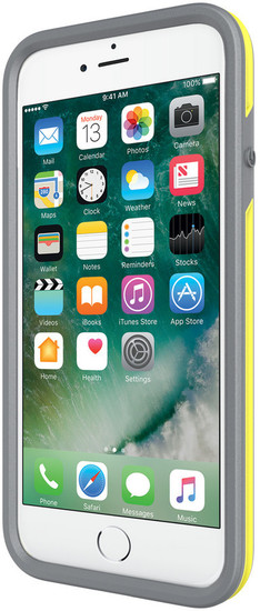 Incipio Performance Series Case [Slim] - Apple iPhone 7 / 8 - grau/gelb -