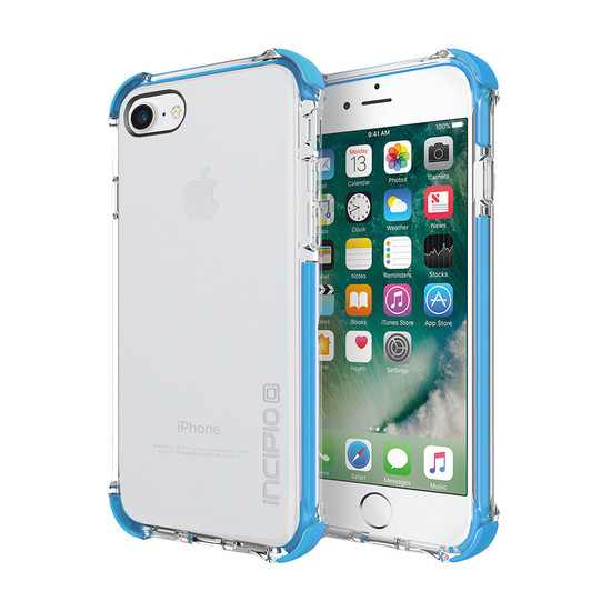 Incipio [Sport Series] Reprieve Case - Apple iPhone 7 / 8 - transparent/cyan