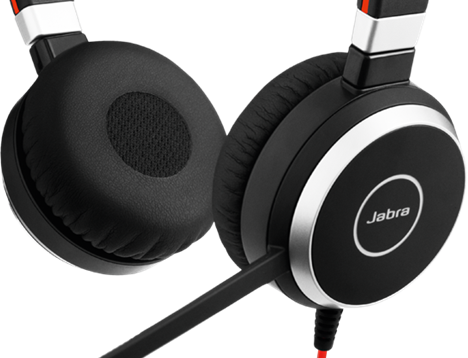 Jabra Evolve 40 UC Duo (Headset 3,5 mm Klinke) -