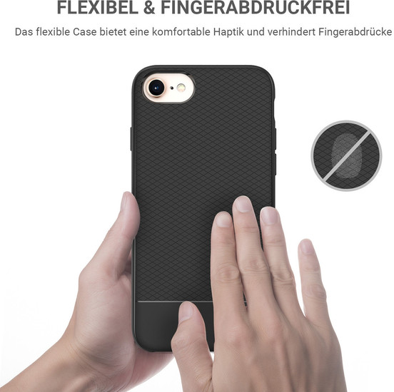 JT Berlin BackCase Pankow Soft, Apple iPhone SE 2020 / iPhone 8/7, schwarz, 10470 -