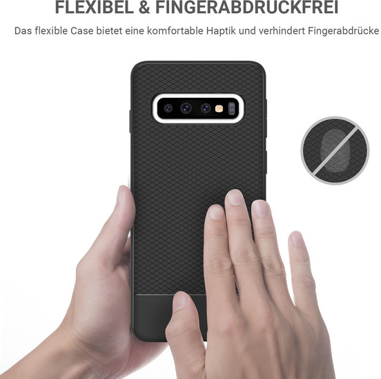 JT Berlin BackCase Pankow Soft, Samsung Galaxy S10+, schwarz, 10488 -
