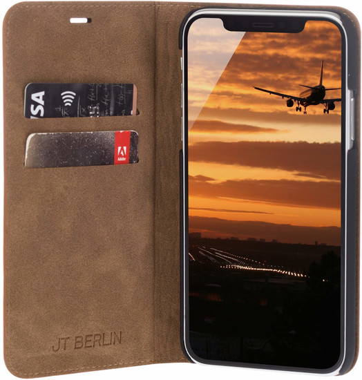 JT Berlin BookCase Tegel, Apple iPhone 11 Pro Max, cognac, 10525 -