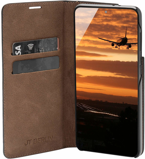 JT Berlin BookCase Tegel, Samsung Galaxy A52 / A52 5G / A52s 5G, schwarz, 10738 -
