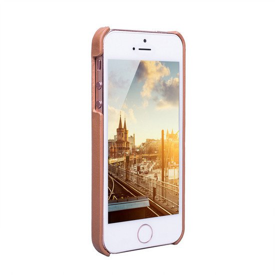 JT Berlin LederCover Kreuzberg - Apple iPhone SE/5/5S - cognac -