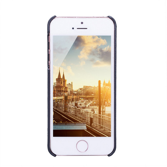 JT Berlin LederCover Kreuzberg - Apple iPhone SE/5/5S - schwarz -