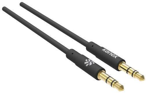 Kanex AUX Stereo Kabel - 3,5mm Klinke - 1.80m - schwarz -