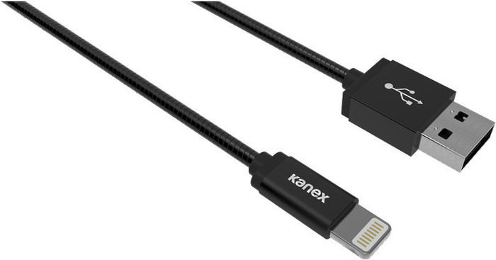 Kanex DuraFlex Charge/Sync-Kabel - Lightning auf USB-A - 1,2m - matt schwarz -