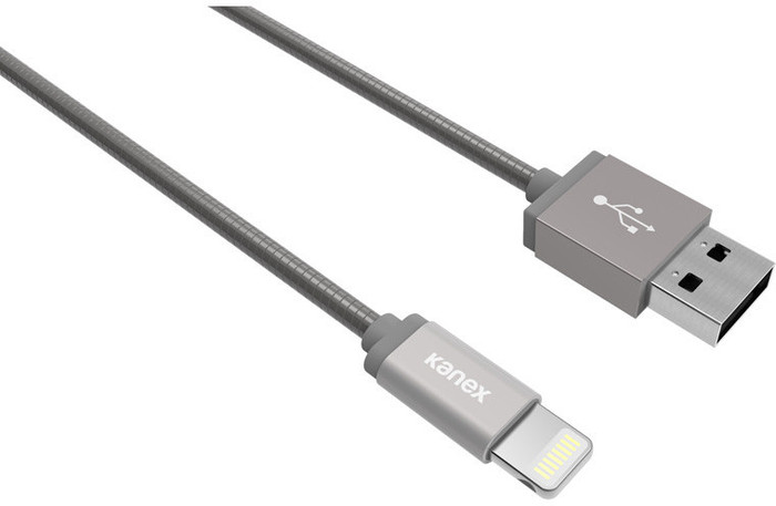 Kanex DuraFlex Charge/Sync-Kabel - Lightning auf USB-A - 1,2m - silber -