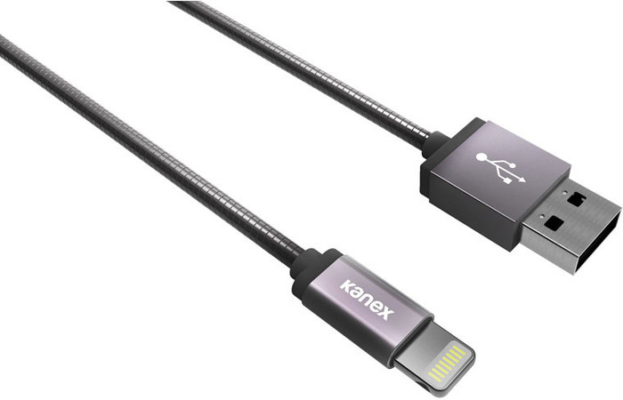Kanex DuraFlex Charge/Sync-Kabel - Lightning auf USB-A - 1,2m - space grau -
