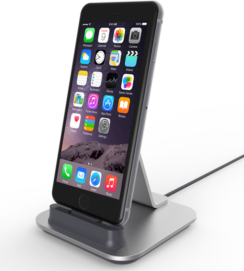 Kanex Lightning Dockingstation - Apple iPhone SE/5/5S/6/6S/6 Plus/6S Plus - grau