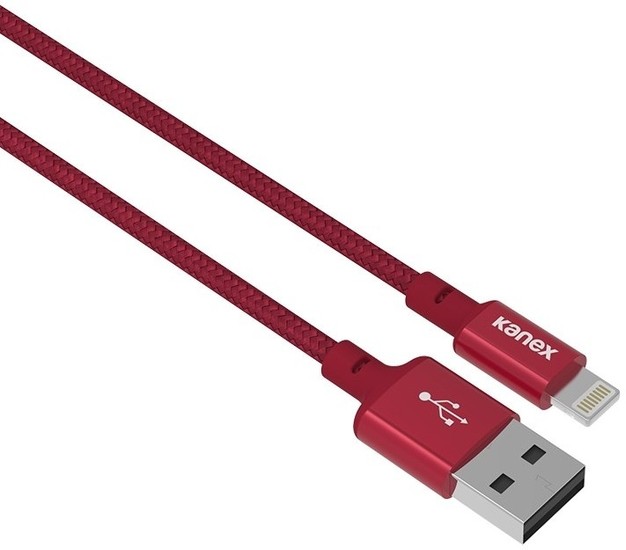 Kanex Premium Charge/Sync-Kabel  Apple Lightning auf USB-A  1,2m  rot -