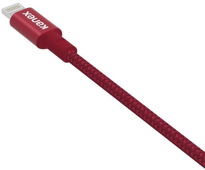 Kanex Premium Charge/Sync-Kabel  Apple Lightning auf USB-A  3m  rot -