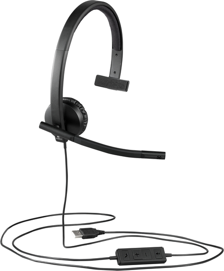 Logitech H570e - Mono Headset - USB