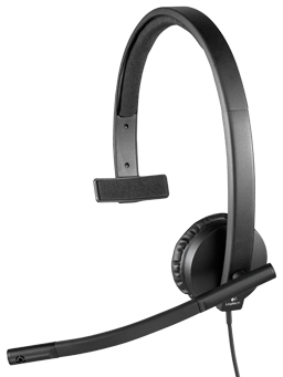 Logitech H570e - Mono Headset - USB -