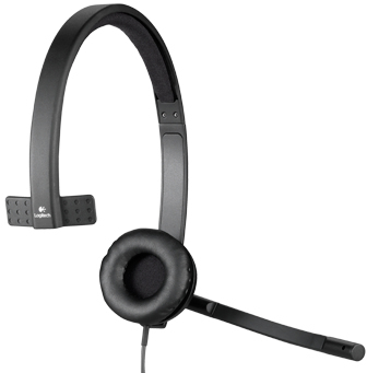 Logitech H570e - Mono Headset - USB -