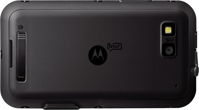 Motorola Defy, schwarz (o2 Edition) - Rckseite (horizontal)