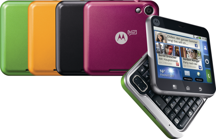Motorola Flipout mit Vodafone Branding