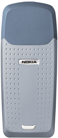Nokia 3120 blau - Rckseite